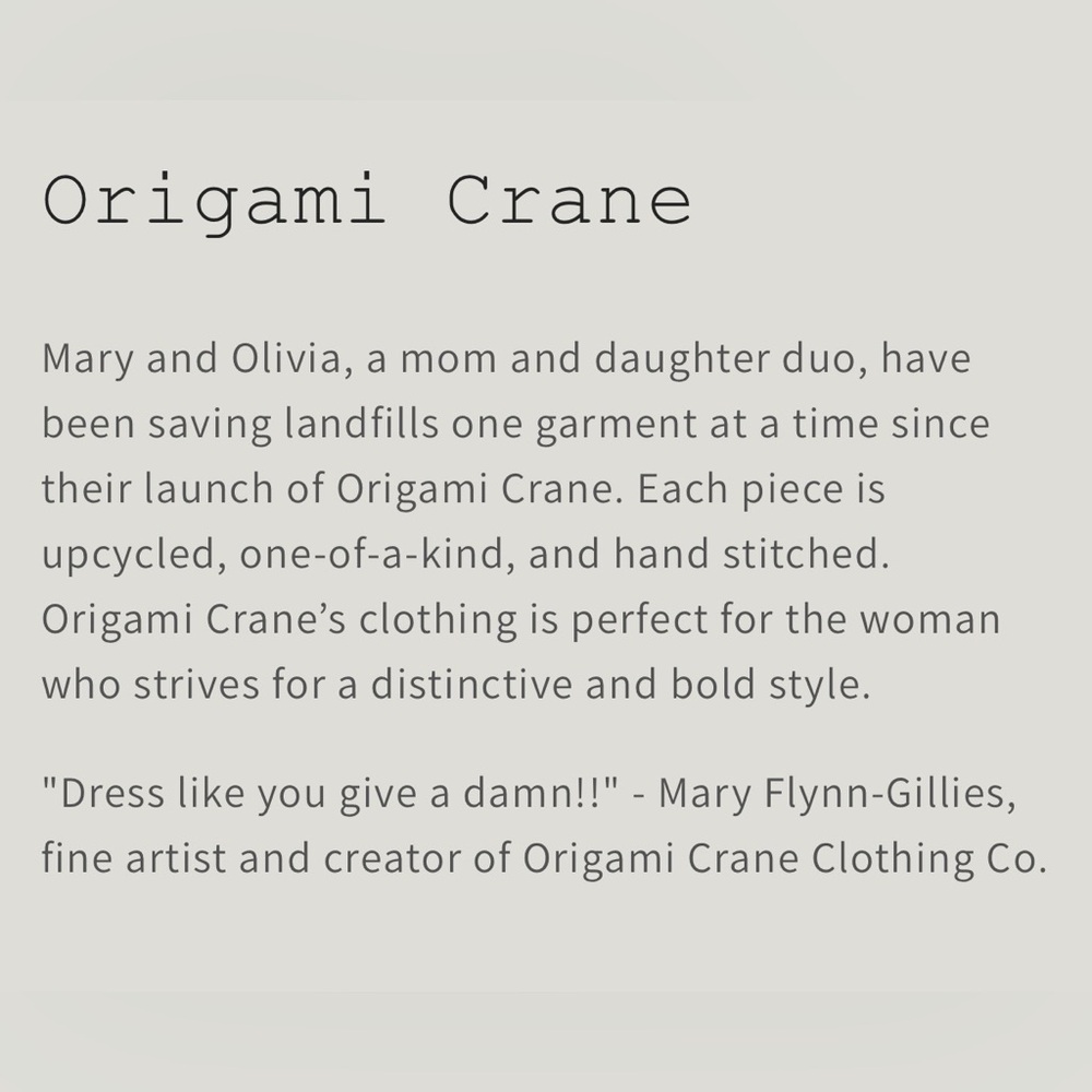 Origami Crane dress/tunic/shirt  S EUC - Picture 9 of 10